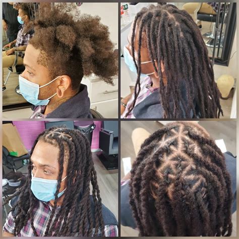 Starting price $30 for 8 inch hair ( jaw line) $10 upcharge per length charge. . Brooklyn dreadlocks loctician permanent loc extensions instant locs loc repair